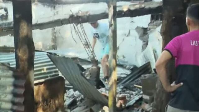 En la casa, vivía una pareja con sus cinco hijos.