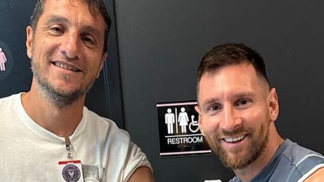 El exInstituto inmortalizó la firma del 10 en su brazo.