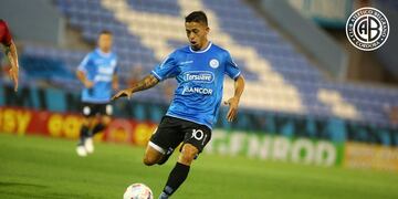 El volante de Belgrano debutó y sólo jugó 45 minutos ante Tigre en la primera fecha de la Primera Nacional