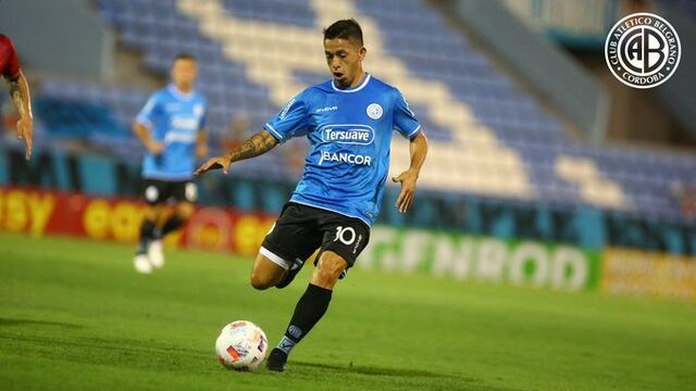 El volante de Belgrano debutó y sólo jugó 45 minutos ante Tigre en la primera fecha de la Primera Nacional