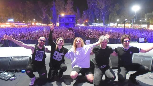 Airbag dió el presente en la Fiesta de la Cerveza 2023. / Prensa Godoy Cruz