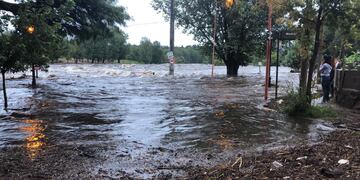 Villa Carlos Paz tras el paso del feroz temporal.