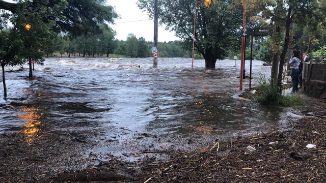 Villa Carlos Paz tras el paso del feroz temporal.