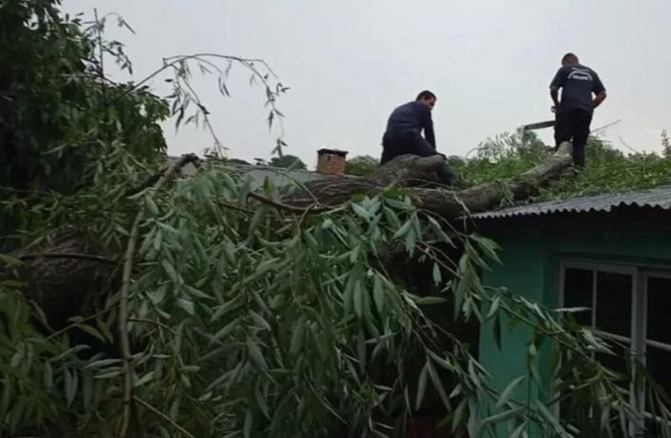 Efectivos policiales debieron asistir a varias familias en San Pedro
