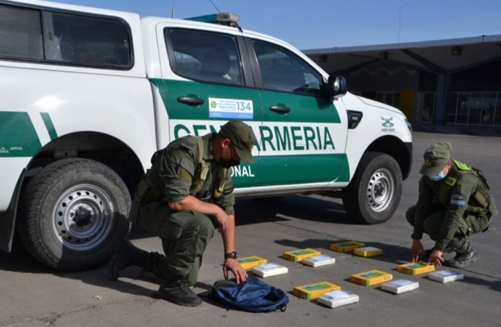 Condenaron a la mujer que intentó ingresar con más de medio kilo de cocaína a San Juan