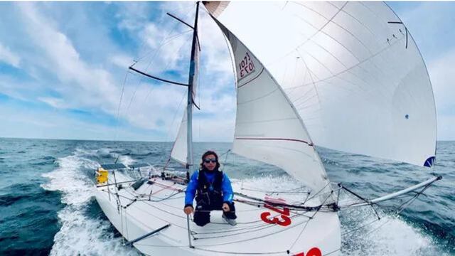 El rosarino que navegará el Atlántico en velero.