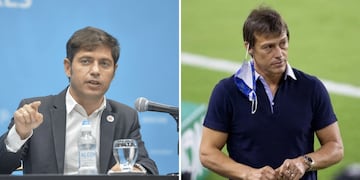 Kicillof dialogó con Matías Almeyda