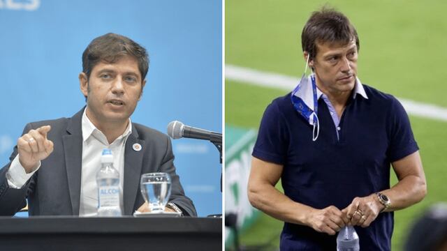 Kicillof dialogó con Matías Almeyda