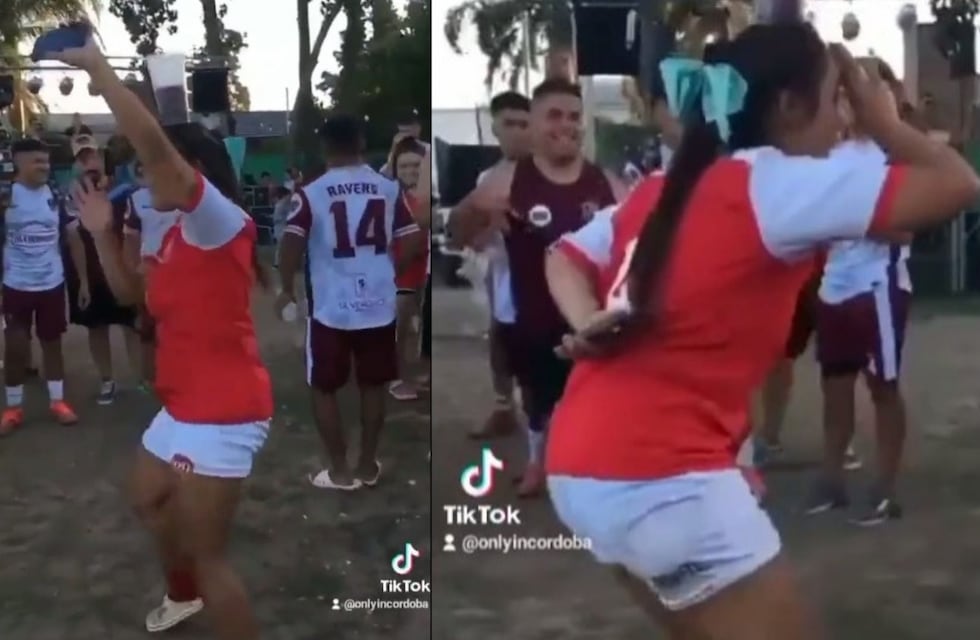 “El baile del vaso”: una cordobesa mostró su increíble habilidad al ritmo del cuarteto