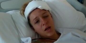 Micaela fue brutalmente asaltada en la zona cercana al CPC de Argüello. (Captura video El Doce TV)