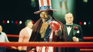 Carl Weathers en el papel de "Apollo Creed", el recordado personaje de la saga "Rocky"