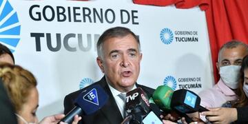 Osvaldo Jaldo, gobernador de Tucumán.