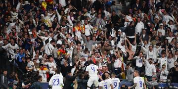 Los festejos del Real Madrid tras la conquista de la Champions League.