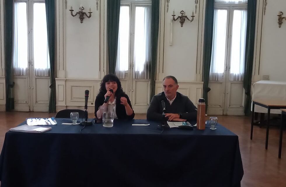 Evangelina Castro, delegada Regional del Comité Ejecutivo sobre la Trata de Personas de visita en Tres Arroyos