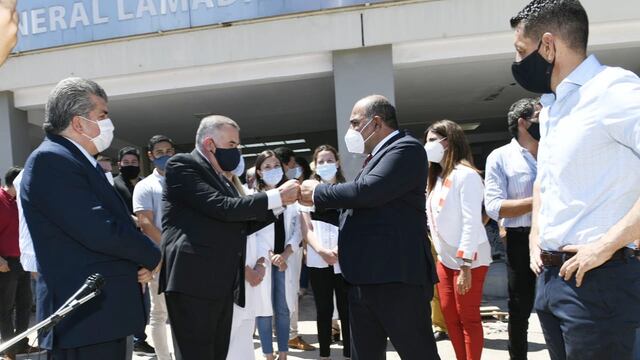 Manzur y Jaldo supervisaron la remodelación del Hospital de Monteros