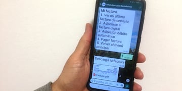 Reclamos a Aguas Santafesinas por WhatsApp