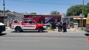 Se cayó una pared en una obra y tres trabajadores resultaron heridos.