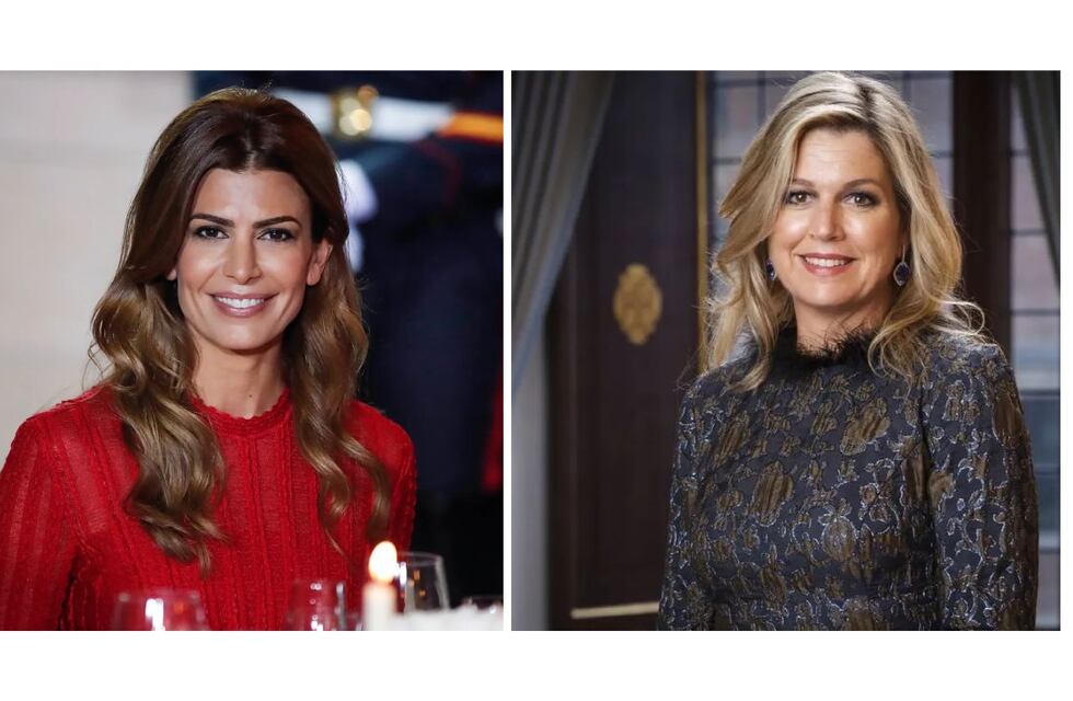 Coincidencia: Juliana Awada y reina Máxima unidas por la moda y los zapatos geométricos