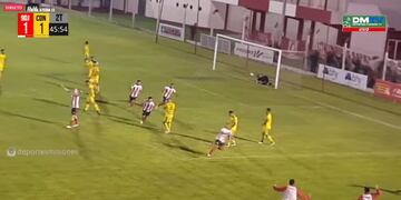 El gol de la victoria de Ibañez