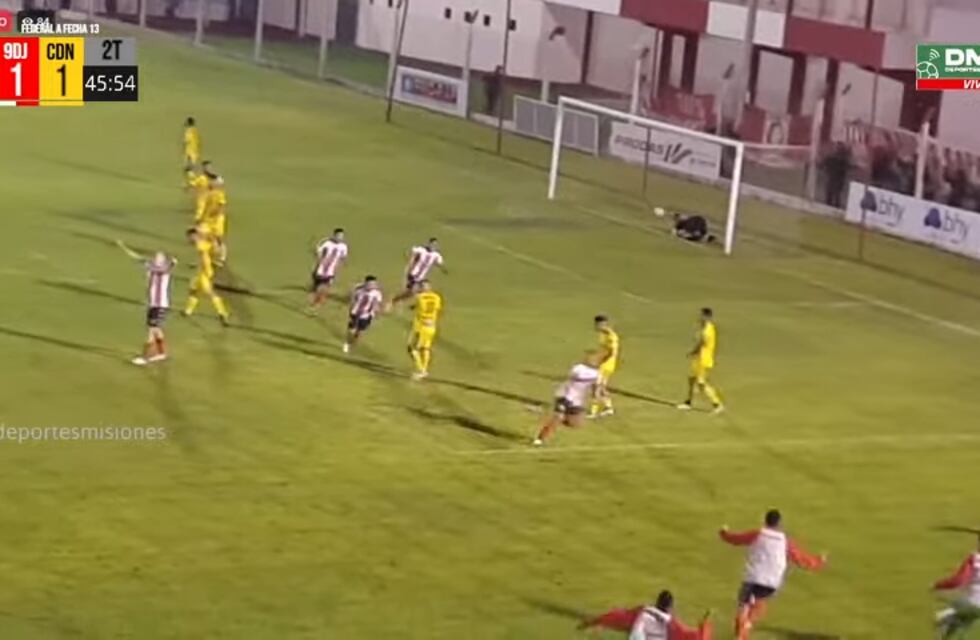 El 9 le ganó 2 a 1 a Crucero del Norte y salió del fondo de la tabla