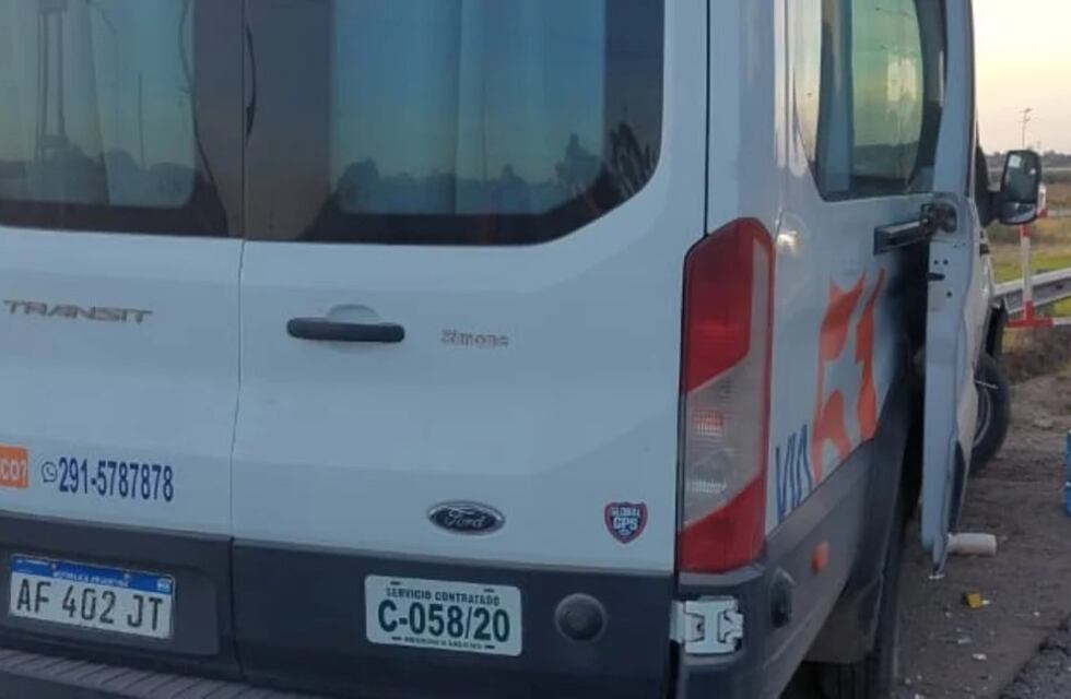 Dos pasajeros hospitalizados tras un choque en ruta 229