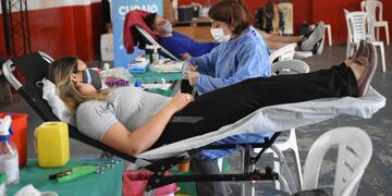 Se llevó a cabo una jornada de donación masiva de sangre en el Club Estudiantes