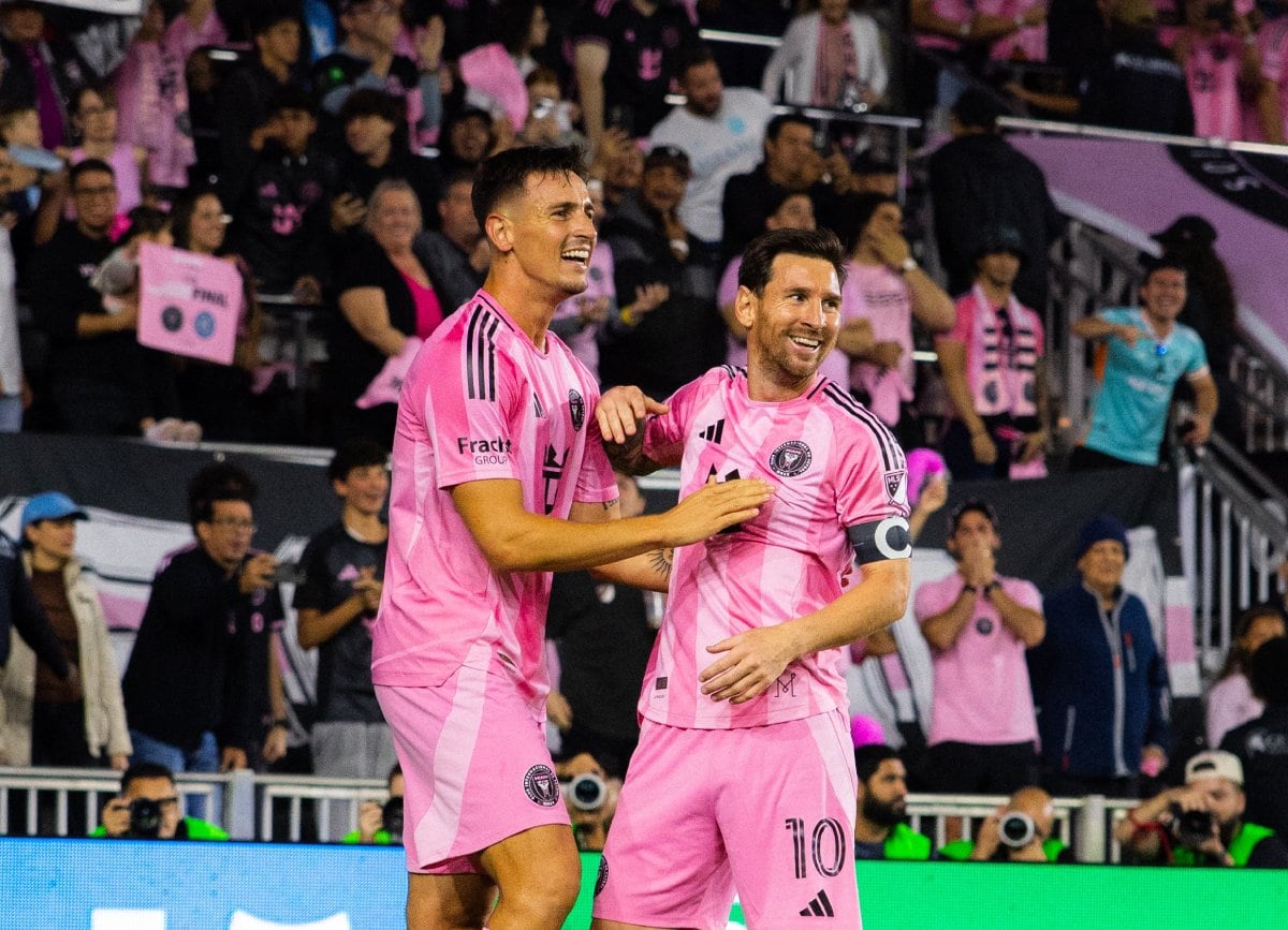 Con tres goles de Tadeo Allende, el Inter Miami de Messi goleó al New York City y jugará la final de la MLS. (Inter Miami)