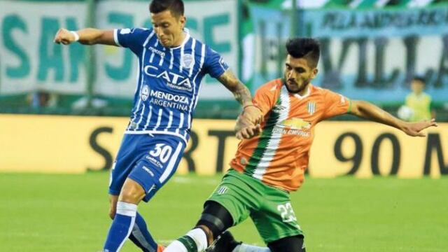 Juan Andrada, de San Luis, mediocampista de Godoy Cruz.