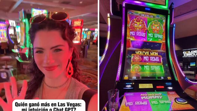 Viajó a Las Vegas, le pidió a ChatGPT que la ayudara a jugar en el casino y ganó