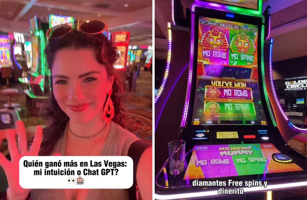 Viajó a Las Vegas, le pidió a ChatGPT que la ayudara a jugar en el casino y ganó