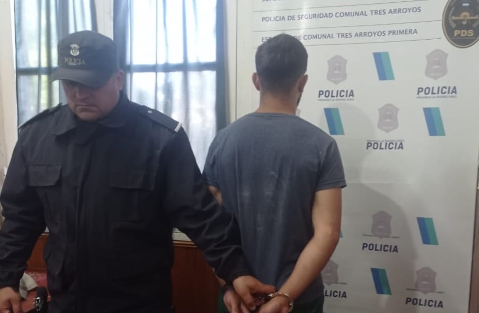 Incumplió una medida cautelar, agredió a su pareja y fue aprehendido por la policía de Tres Arroyos