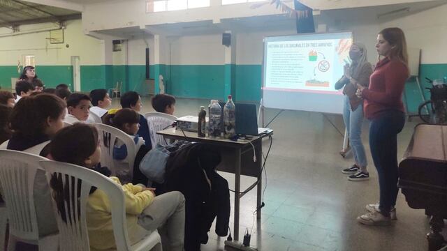 Charlas de Gestión Ambiental en las escuelas primarias Nº 1 y Nº 16