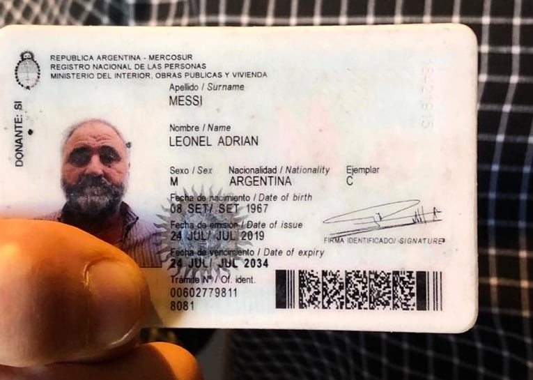 El cordobés que lleva el mismo nombre que Messi, con una letra de diferencia.
