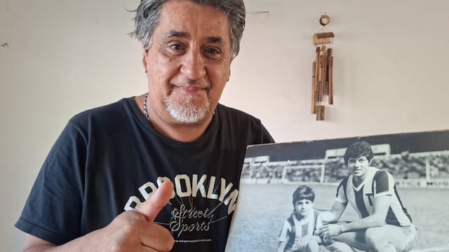 La historia detrás de la postal eterna de un niño y Willington. (Foto: Gentileza)