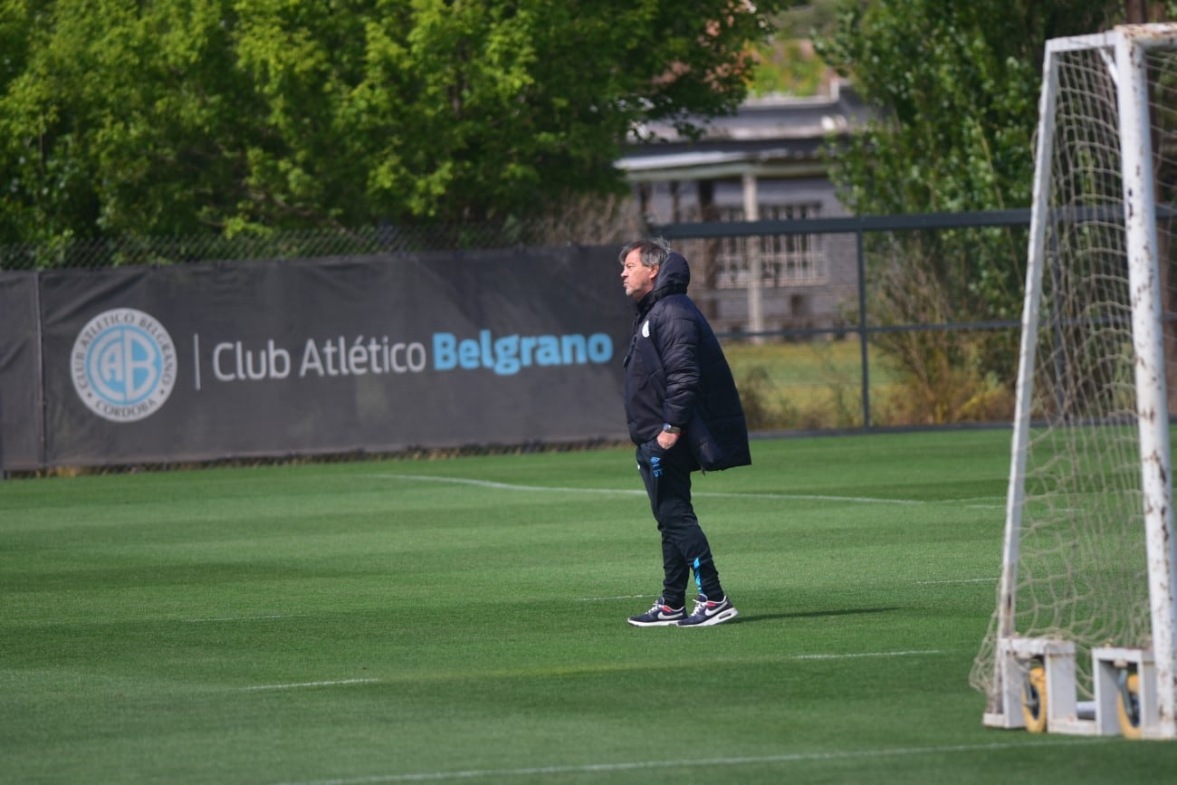 Entrenamiento de Belgrano en el predio de Villa Esquiú. (Pedro Castillo / La Voz)