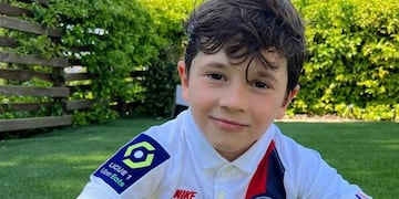 El hijo de Lionel Messi sacó algo de mamá