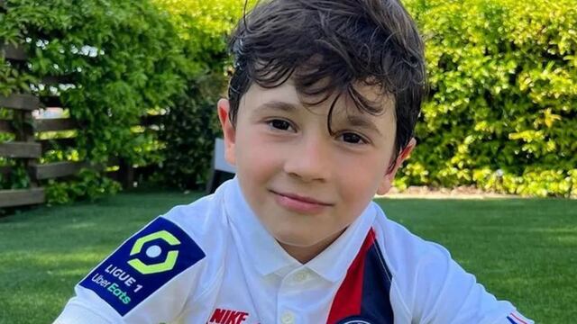 El hijo de Lionel Messi sacó algo de mamá