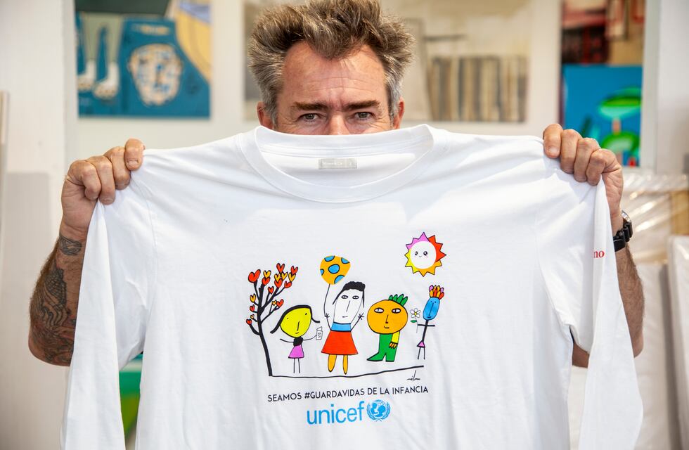 Milo Lockett suma su arte a Un Sol para los Chicos 2023