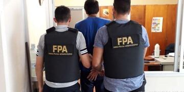 Detenido por presunta comercialización de drogas en La Falda. (Foto: Ministerio Público Fiscal).