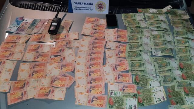 Un hombre de 34 años fue detenido en Alta Gracia. Intentó coimear a los policías (Policía de Córdoba).