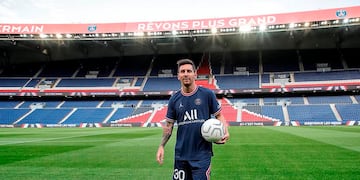 Lionel Messi, flamante refuerzo del Paris Saint-Germain de Francia.
Foto: PSG./Télam/CBRI