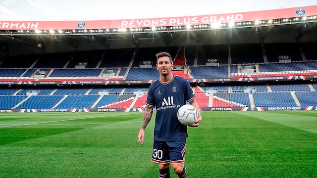 Lionel Messi, flamante refuerzo del Paris Saint-Germain de Francia.
Foto: PSG./Télam/CBRI
