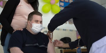 Santa Fe vacunó al 90% de la población con discapacidad