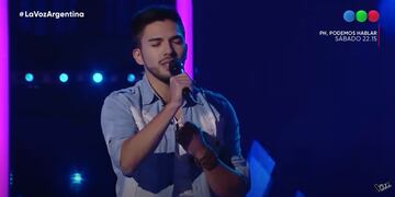 El mendocino que quedó en La Voz Argentina.