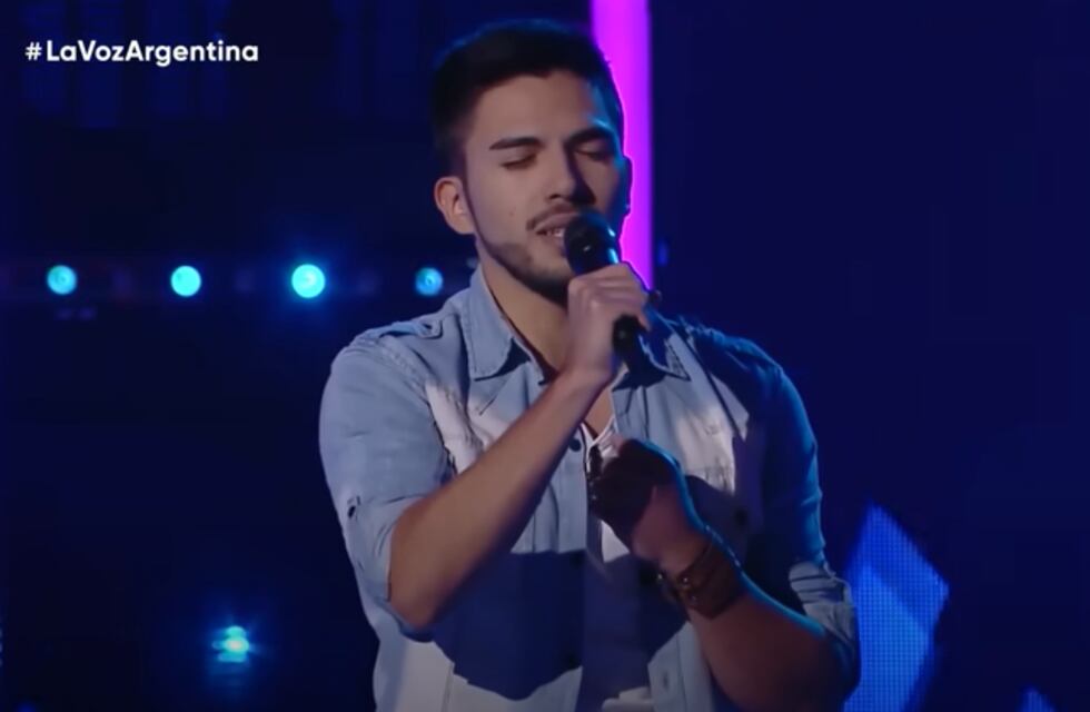 Un mendocino de 18 años pasó las audiciones a ciegas de La Voz Argentina