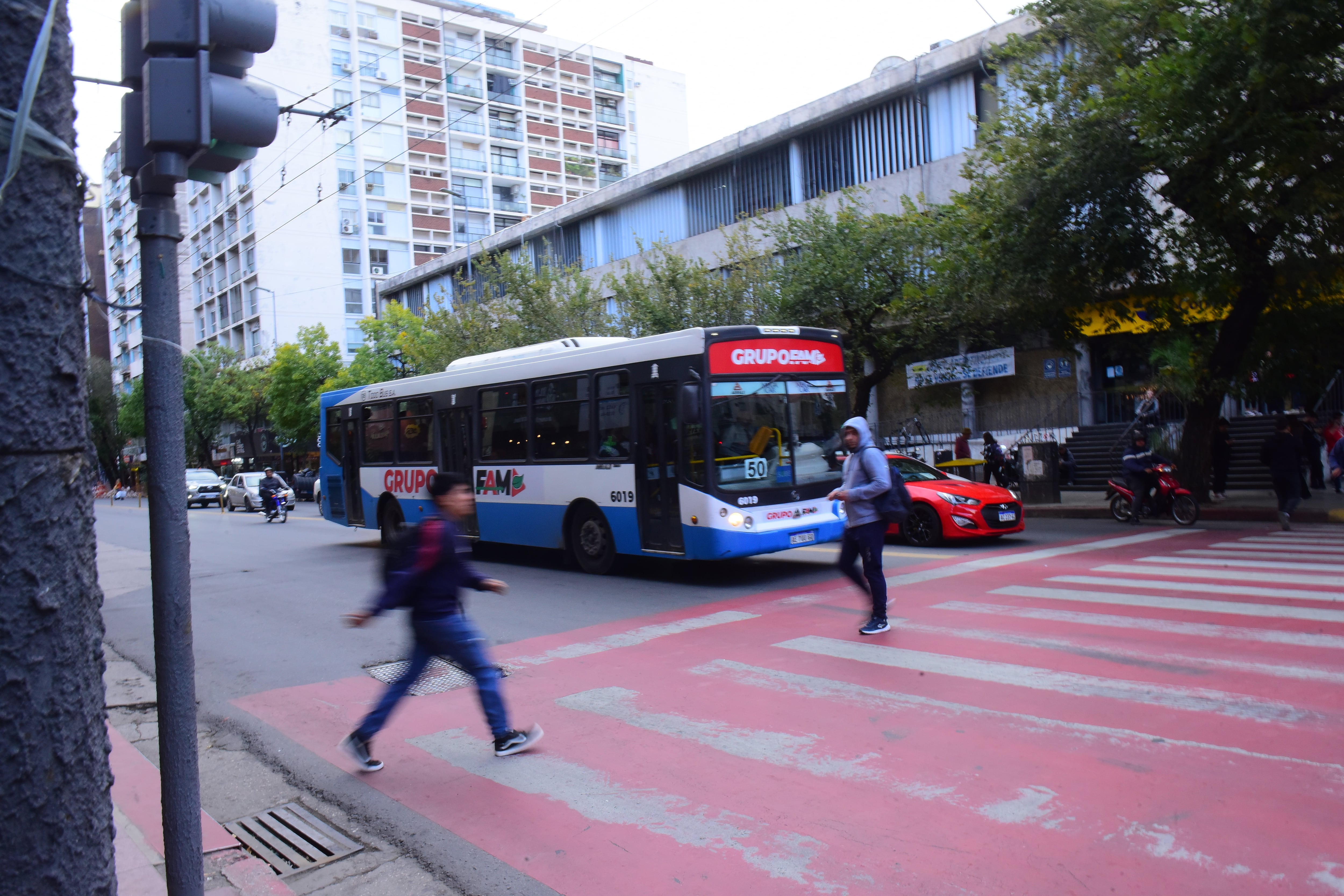 Colectivos del transporte urbano de pasajeros en la ciudad d Córdoba