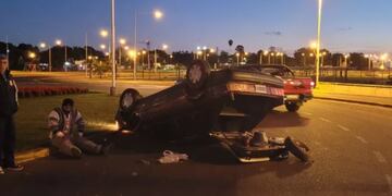 Siniestro vial en el acceso Sur de Posadas.