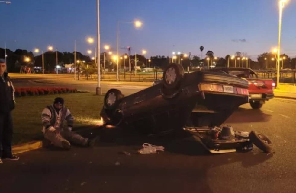 Siniestro vial en el acceso Sur de Posadas