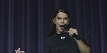 Nathy Peluso en la Plaza de la Música (Facundo Luque / La Voz)