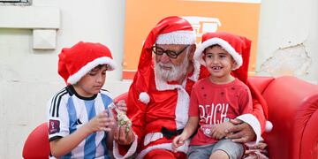Papá Noel en el Museo Mercado de Arroyito